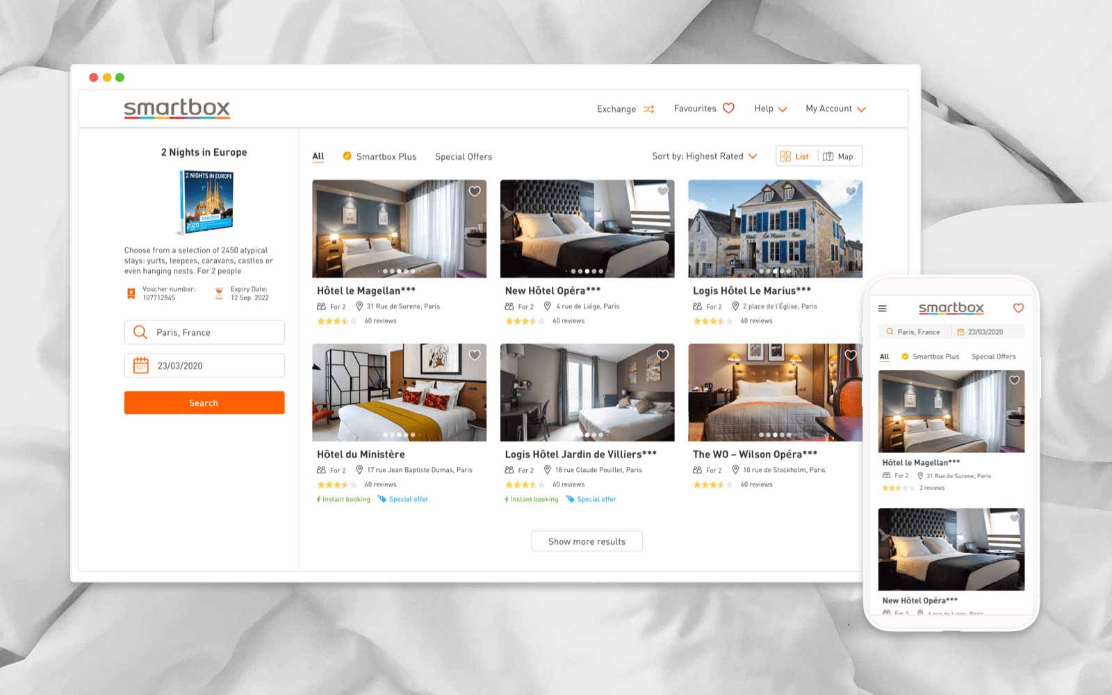 Smartbox website thumbnail